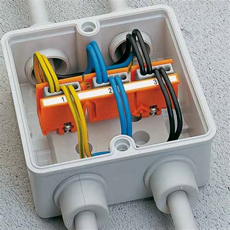 junction box size for ring main|wago connectors for ring main.